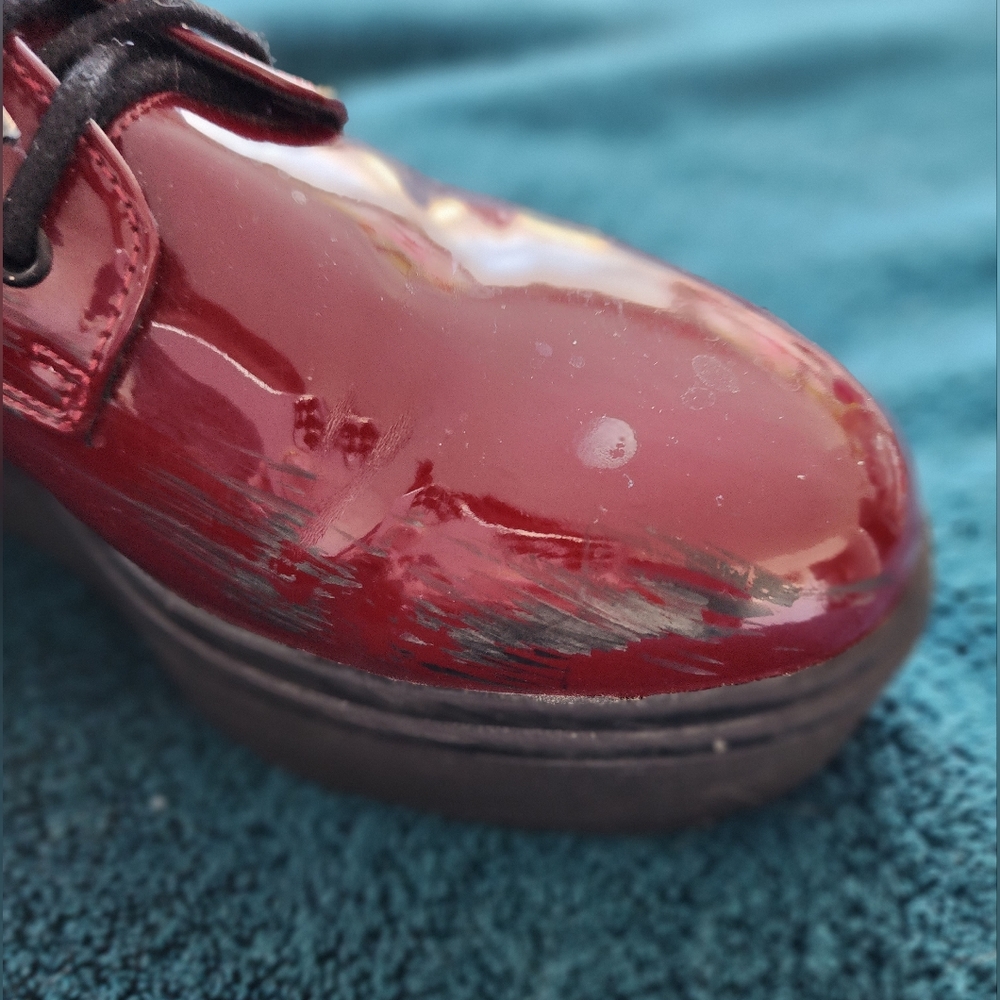 Red platform shoes - Picture 3 of 7